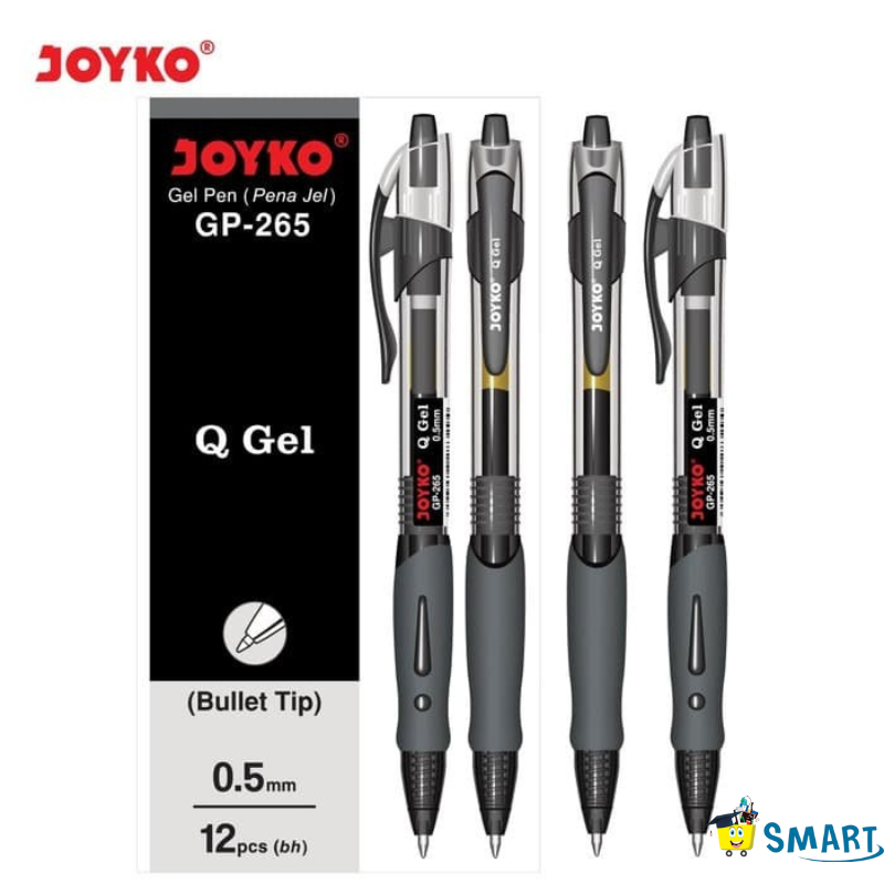 

(1PAK ISI 12PCS)JOYKO GEL PEN GP 265 QGEL HITAM