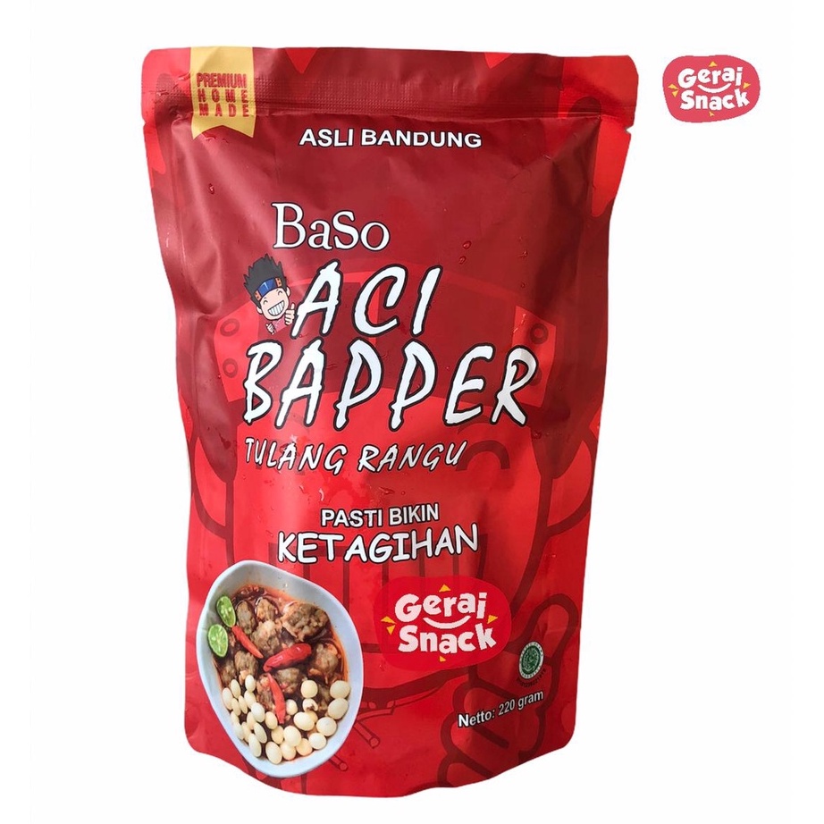

Terbaru Baso Aci Bapper Tulang Rangu Porsi Jumbo Khas Bandung 2 g