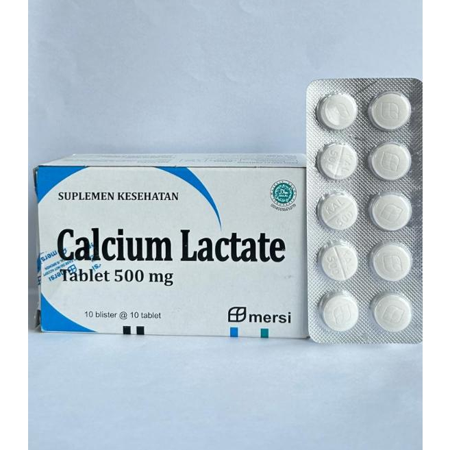 Calcium Lactate 500 mg 10 Tablet