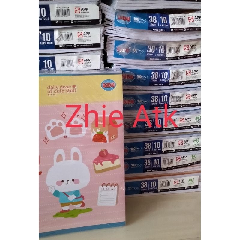

Buku tulis Sidu 38 (isi 10 buku/pack)