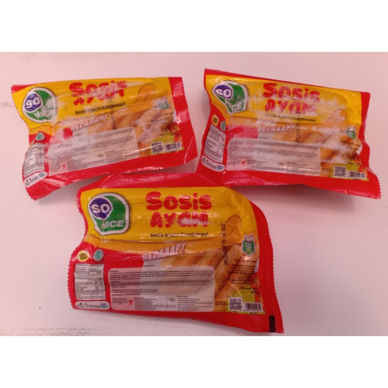 

SO NICE SOSIS AYAM 375 GR