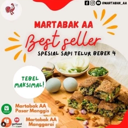 

MARTABAK DAGING SAPI AYAM TELUR AYAM BEBEK