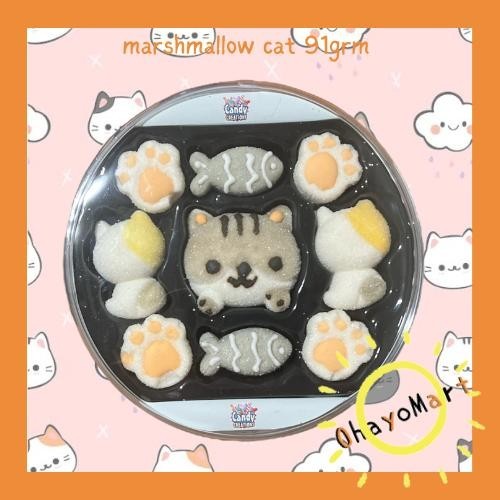 

Candy Creations marshmallow cat / Marshmallow candy bentuk kucing 91g