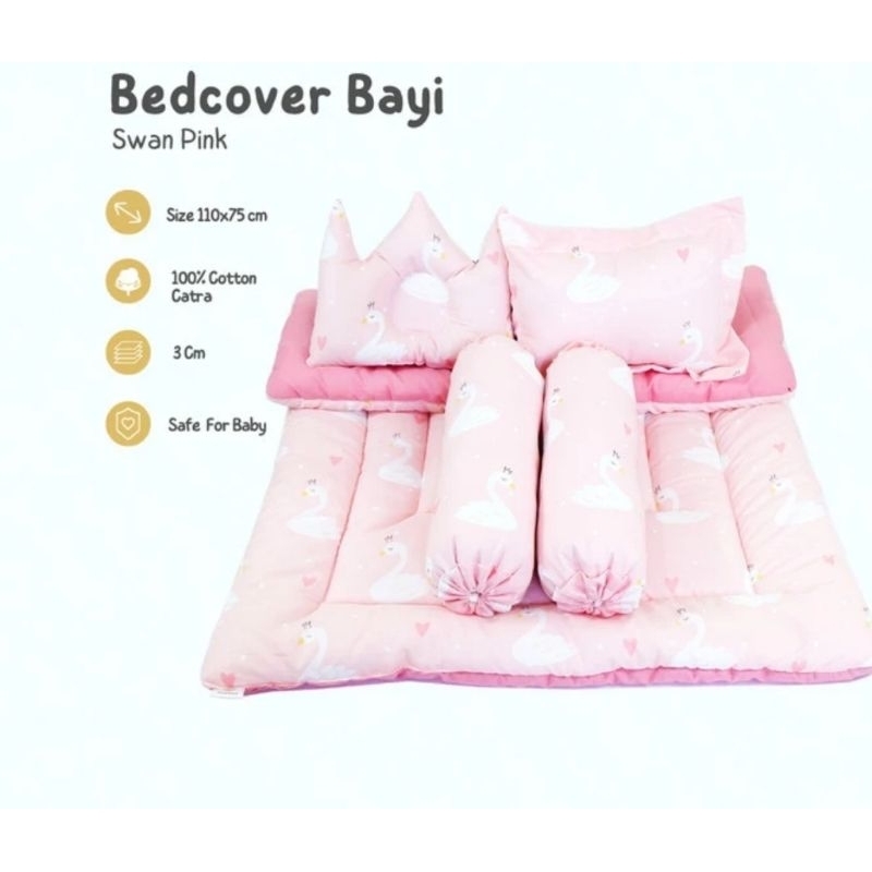 Bedcover Baby Set Bantal Guling/ Matras  Tidur Bayi