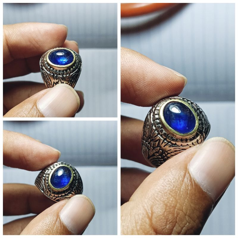 natural blue safir afrika