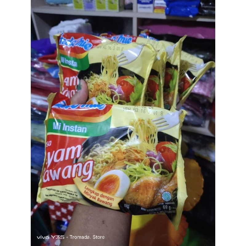 

Mie Indomie Ayam Bawang ( isi 5 )