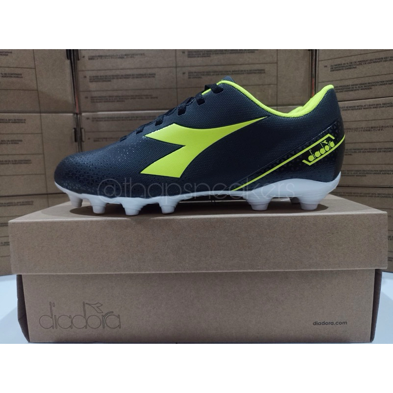 Sepatu Sepak Bola Diadora Pichichi 5 MG14 Black Original BNIB Resmi