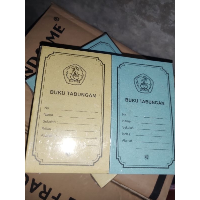 

Buku tabungan kecil Buku tabungan sekolah isi 100 Pcs