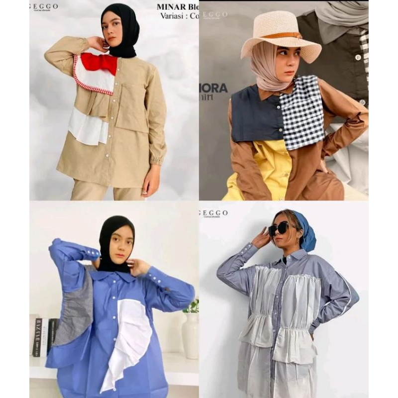 MINAR KEMEJA SHIRT BY GEGGO OFFICIAL