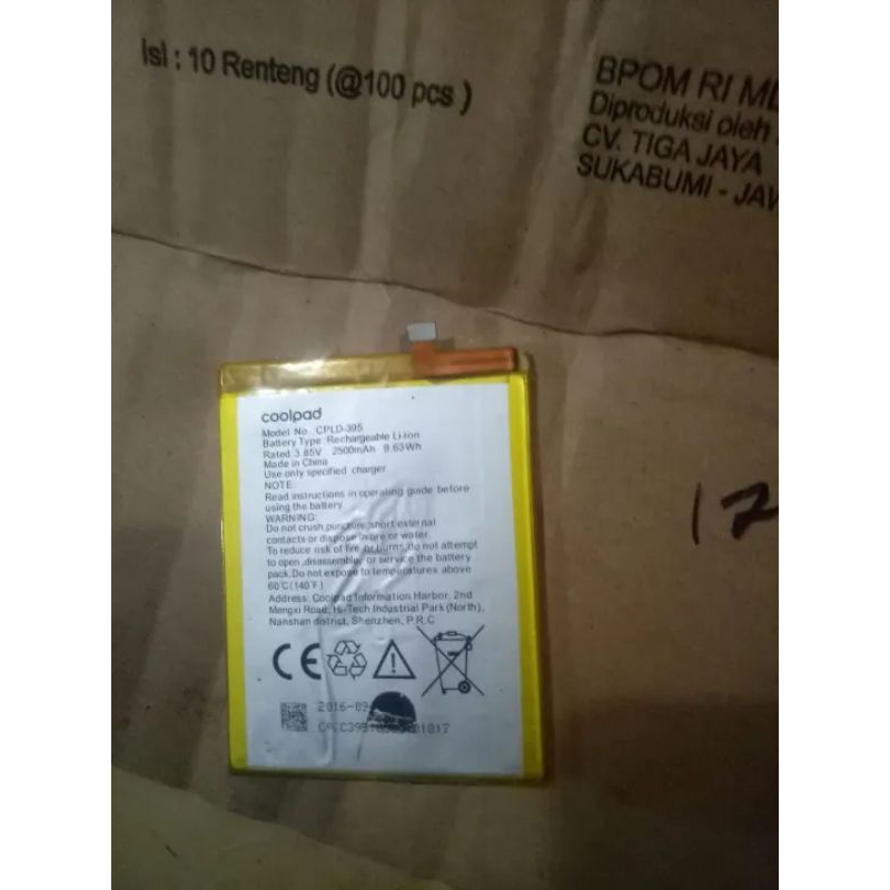 Batre Hp Coolpad R108 Ori cabutan normal