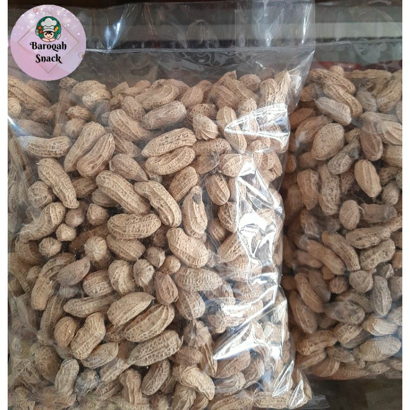 

KACANG KULIT 1KG (1000GR)/KACANG SANGRAI BESAR KUALITAS SUPER DAN ASIN(OVEN)