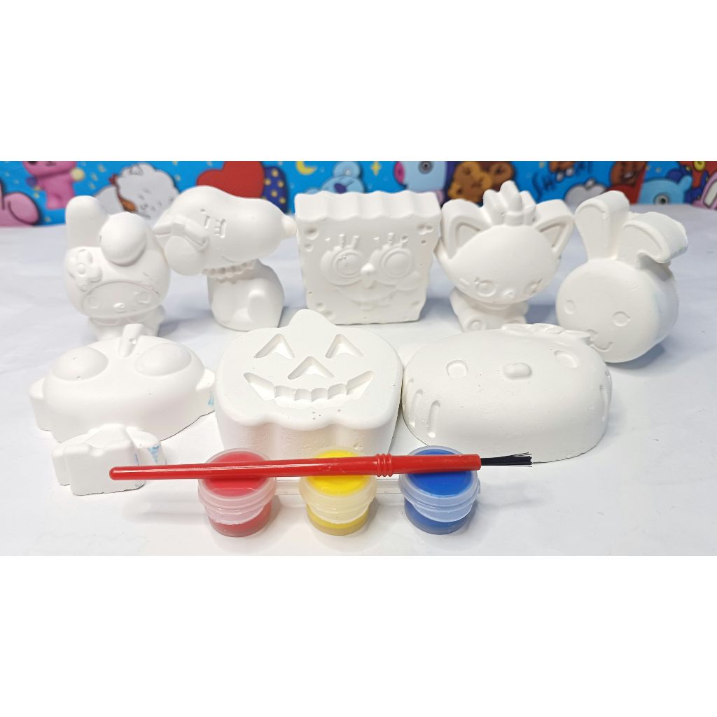 

Gypsum Lukis Cat, Mewarnai Cat, Melukis Kecil, Mewarnai Scratch Book