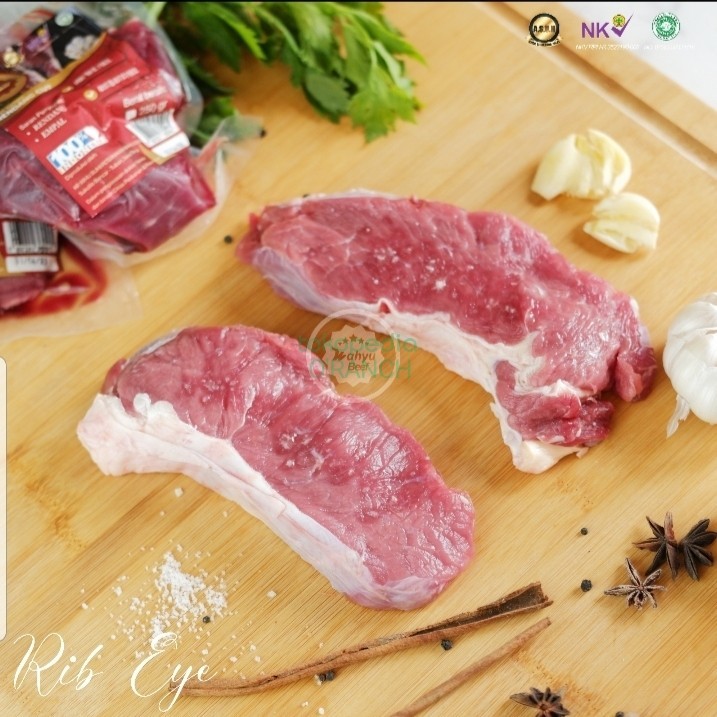 

Rib Eye Grass Fed Organik/ Daging Sapi Organik Wahyu Beef