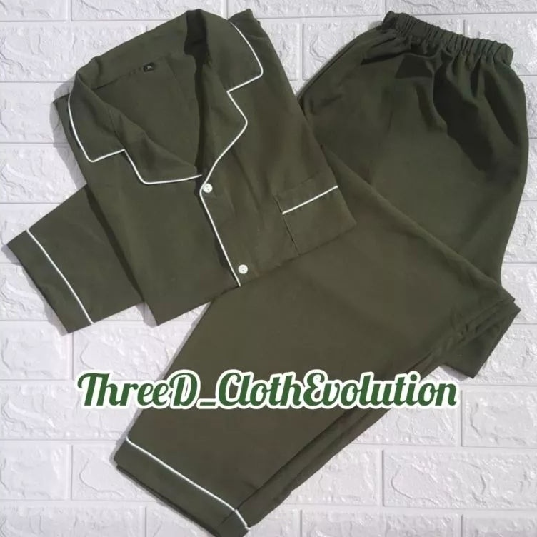 Serbu Grosir  Piyama Polos Baju Tidur Pria Wanita RemajaDewasa Katun PP Harga Grosir