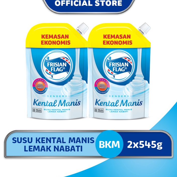 

Promo banting Frisian Flag Bendera Kental Manis Pouch 545gr x 2 Pcs