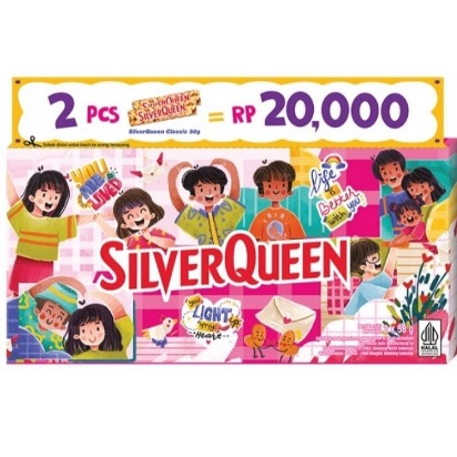 

Semangat Abis SILVERQUEEN CASHEW 58gr BUY 1 GET 1 FREEEDISI VALENTINE