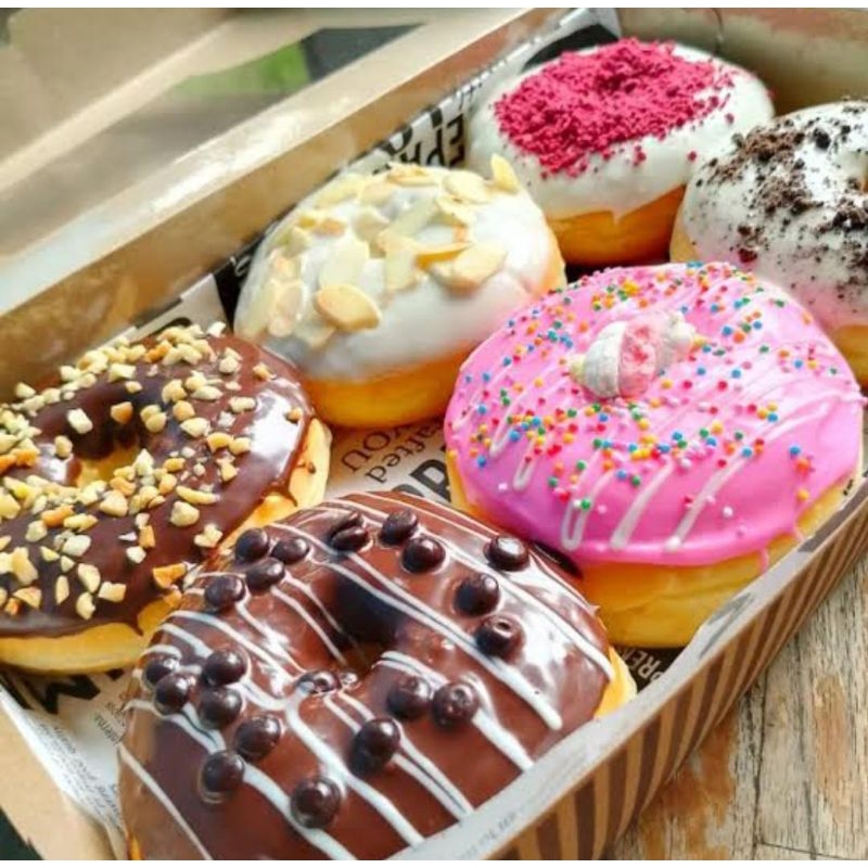 Donat Glaze mini isi 6