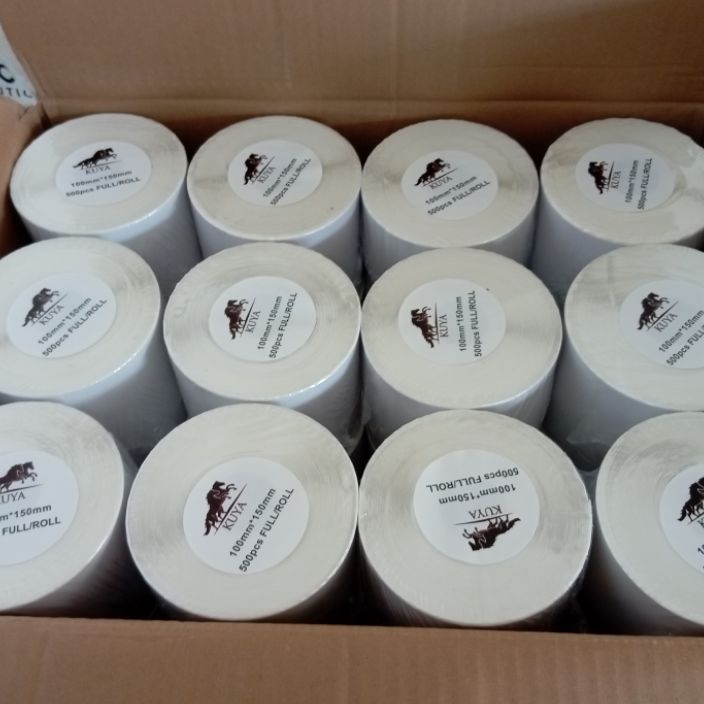 

Stok terbaru KERTAS STIKER THERMAL 1X15 ISI 5