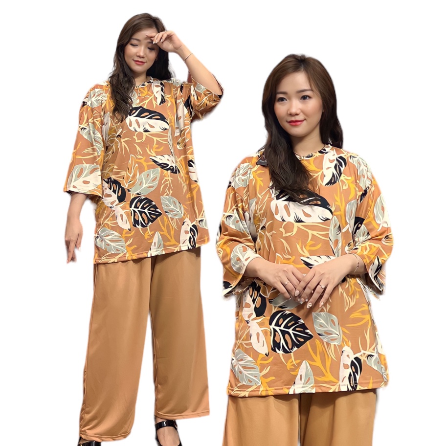 Free Ongkir GR833 Stelan Wanita LD135 Oneset Oversize Wanita premium SR233