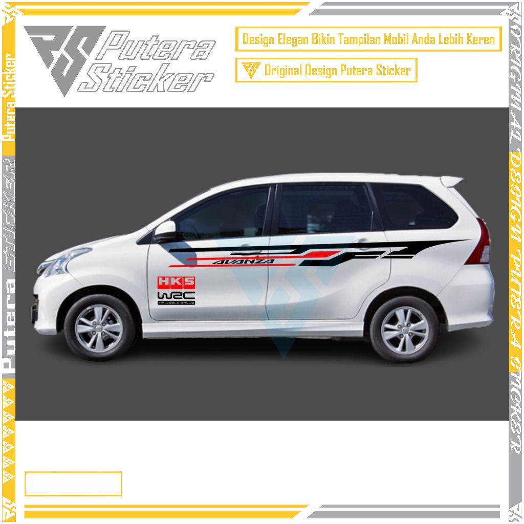 stiker mobil stiker mobil toyota avanza keren terbru cuting stiker mobil toyota avanza sigra xenia