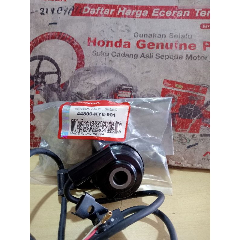 Sensor Assy speed gearbox km Megapro monoshock Verza kode 44800-KYE-901
