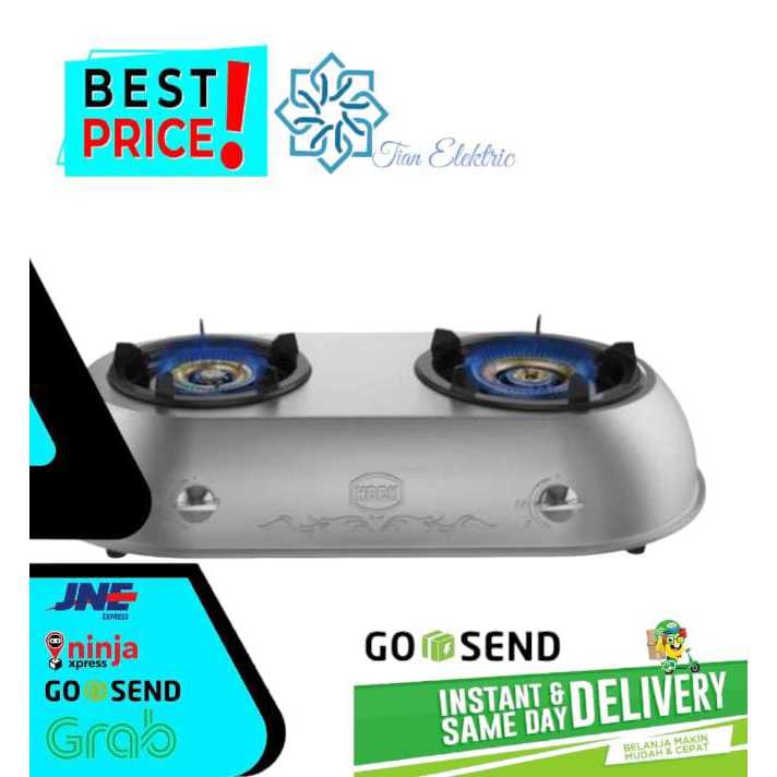 HOCK HP-220DM DWI MUTIARA Kompor Gas 2 Tungku