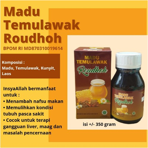 

Madu Temulawak Roudhoh bpom