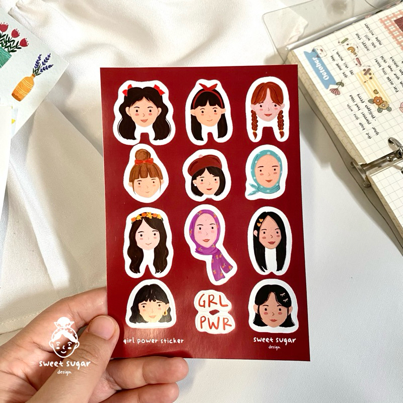 

Sticker Girl Power / deco / jurnal / planner