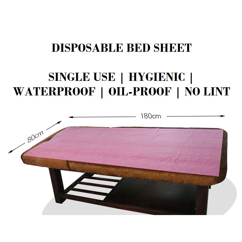 Disposable Bed Sheet Cover Alas Ranjang Tatakan Massage Facial Matras Pijat Eyelash Extension