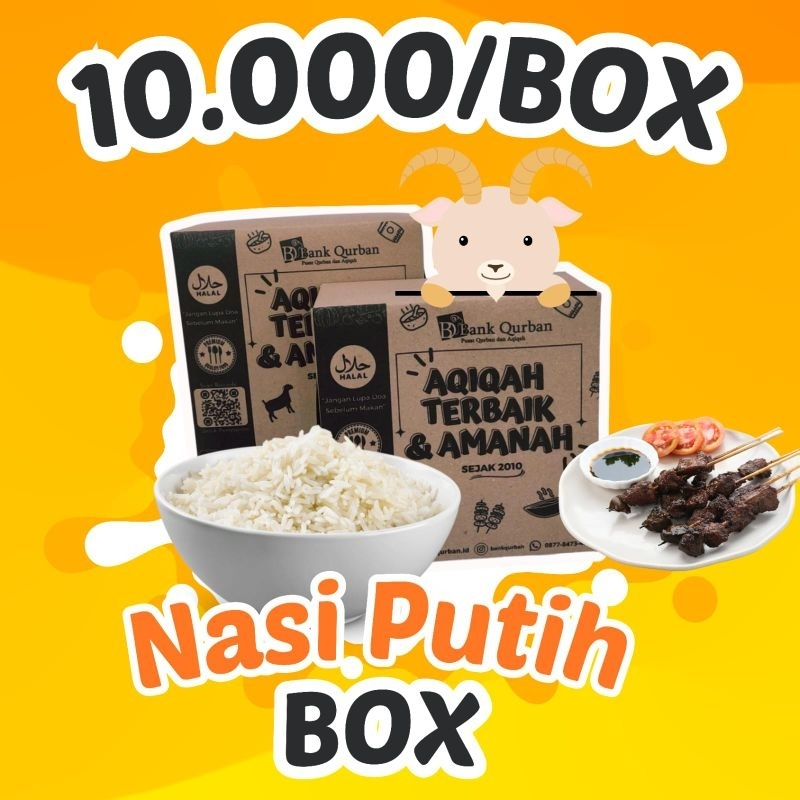 

Nasi Putih & Kebuli Box