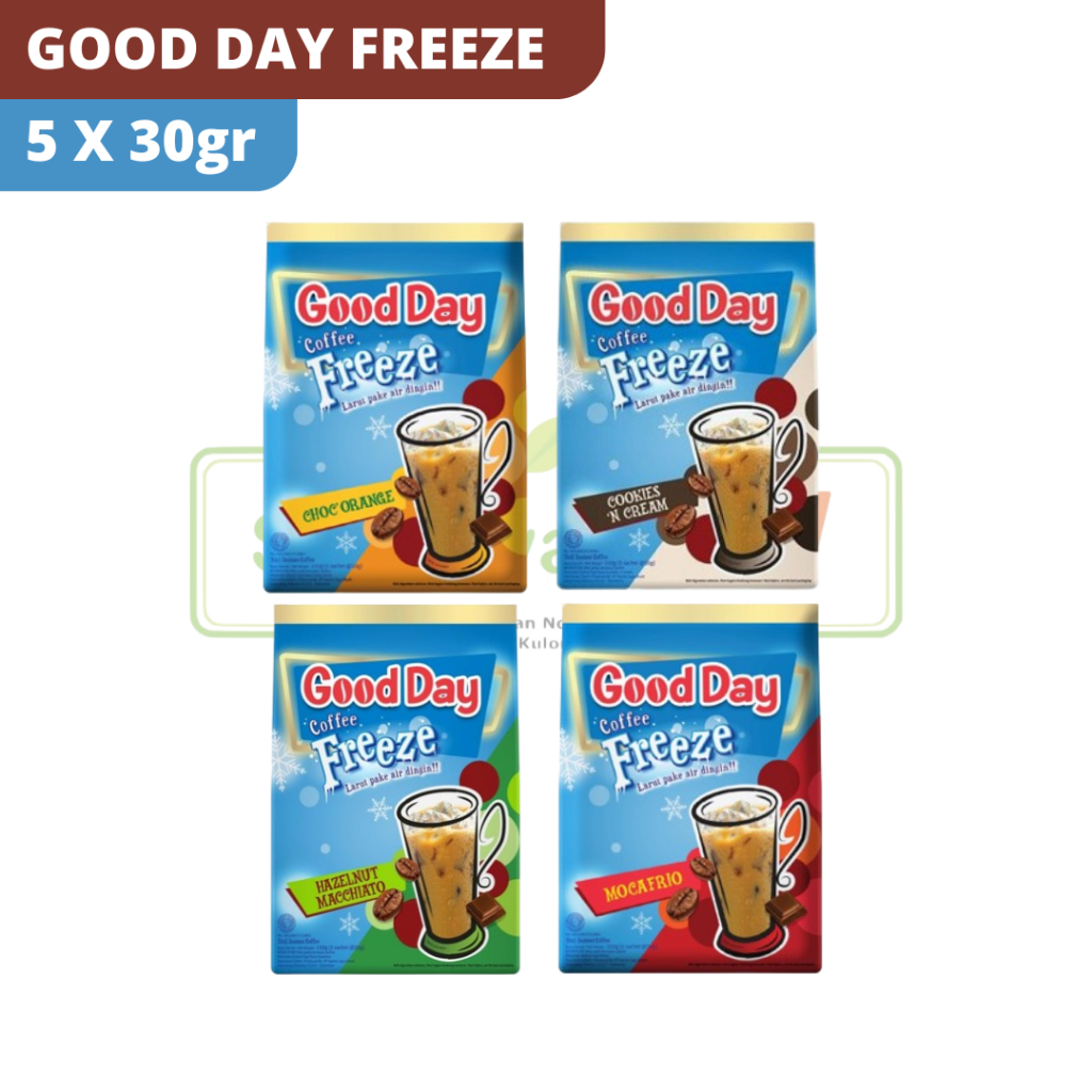 

GOOD DAY FREEZE 5 X 30GR