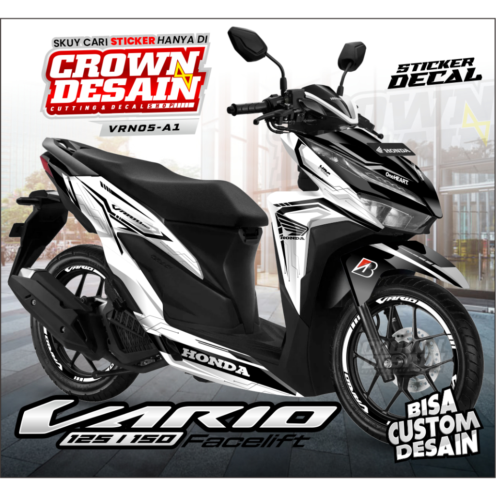 Sticker Decal Vario New 2020 150-125 - Decal Vario 150 - Matrix