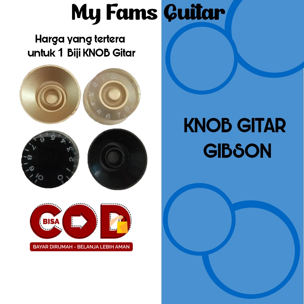 Knob gitar elektrik gibson