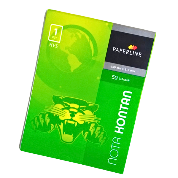 

Nota HVS 1 Ply PAPERLINE Besar 50 Lembar (052007)