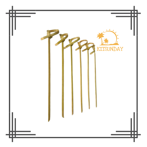 Ready Tusuk Bambu 8cm Tusuk Buah Tusuk Cocktail
