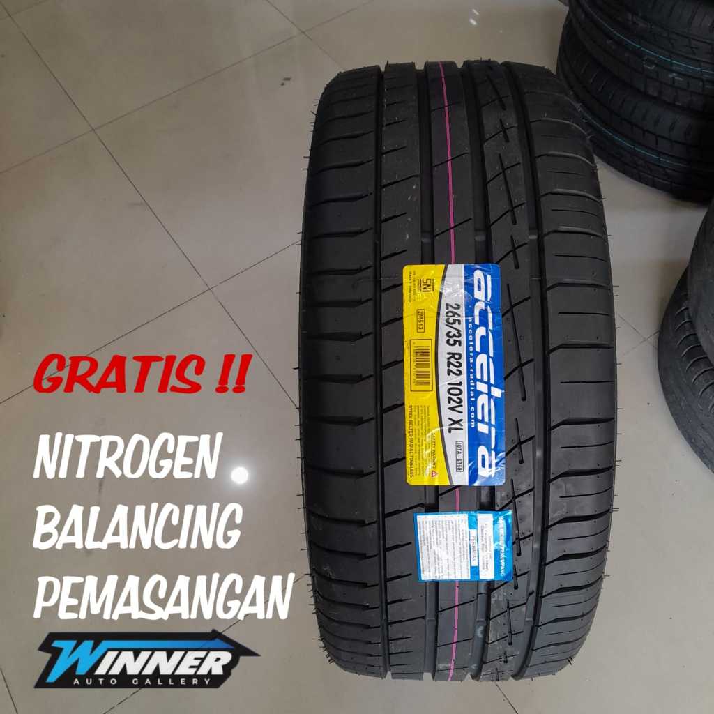 Ban Mobil Accelera 265 35 R22 IOTA ST68 Tubeles - Ban Mobil Escape CRV Fortuner