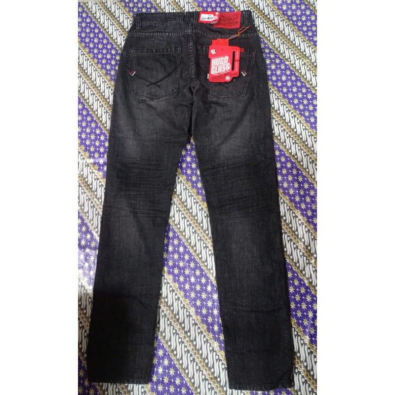 Celana Jeans Hugo Pria Standar Premium