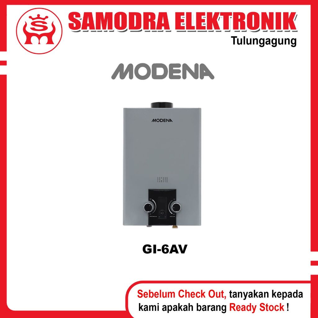Water Heater MODENA GI-6AV | Pemanas Air Modena