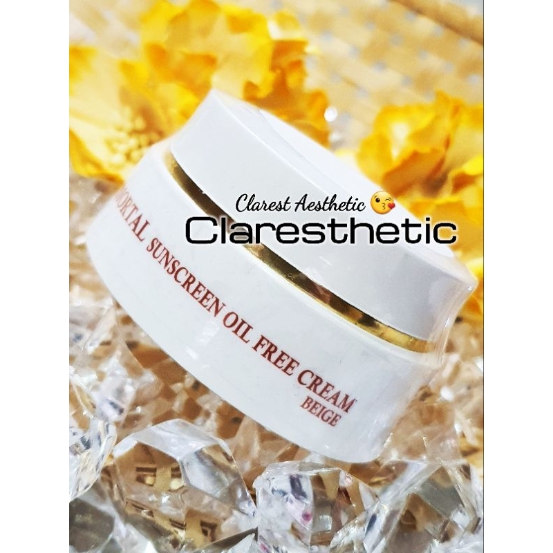 IMMORTAL SUNSCREEN OIL FREE CREAM BEIGE