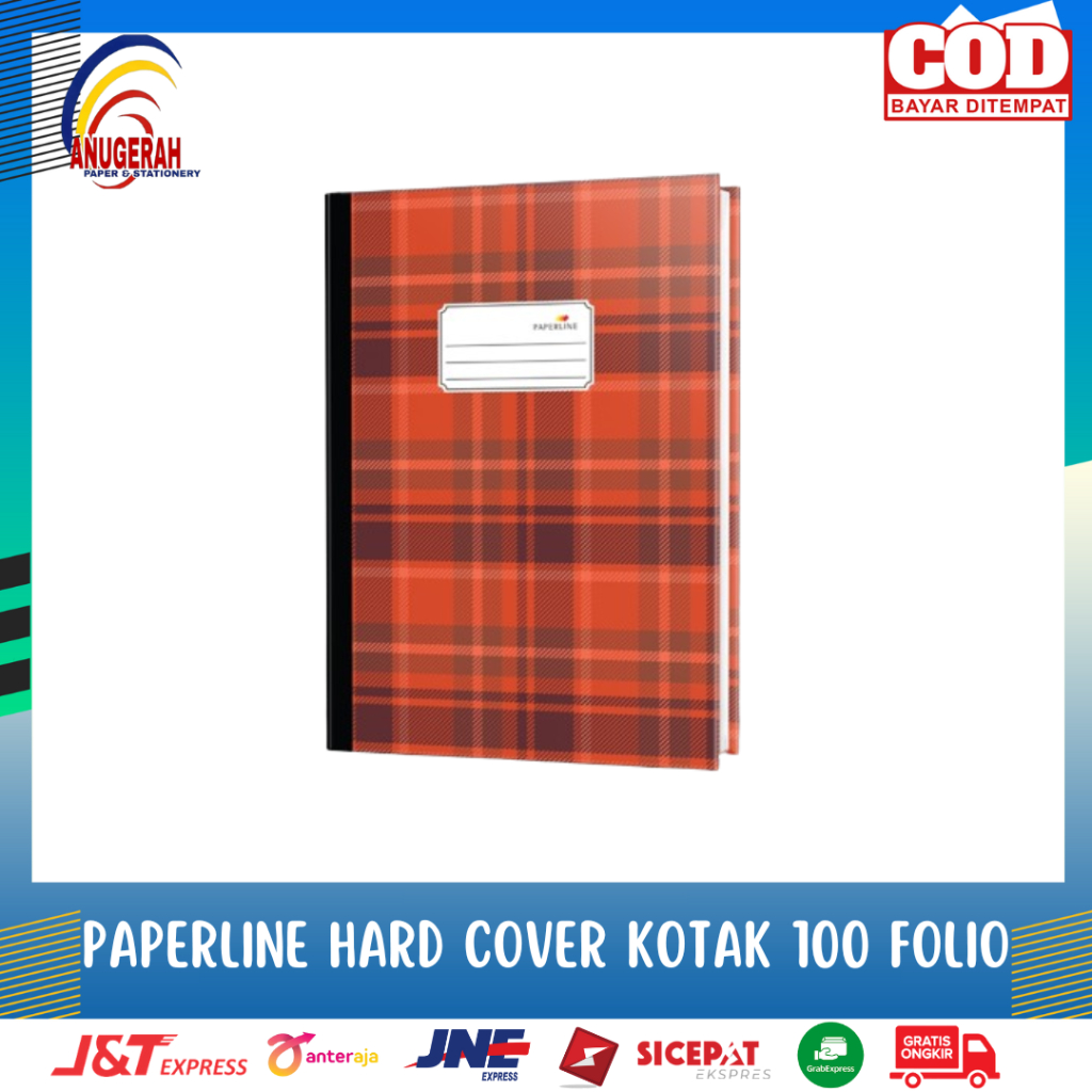 

PAPERLINE HARD COVER KOTAK 100 FOLIO(PCS)