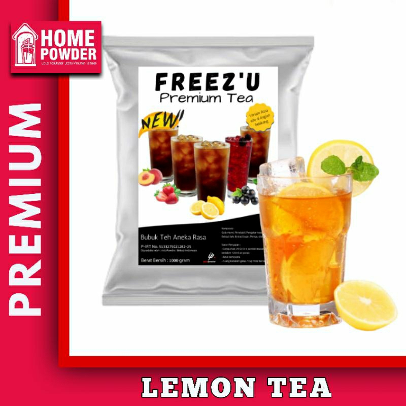 

Promo Bubuk Minuman Premium Rasa Lemon Tea 1 Kg Minuman Es Teh Jumbo