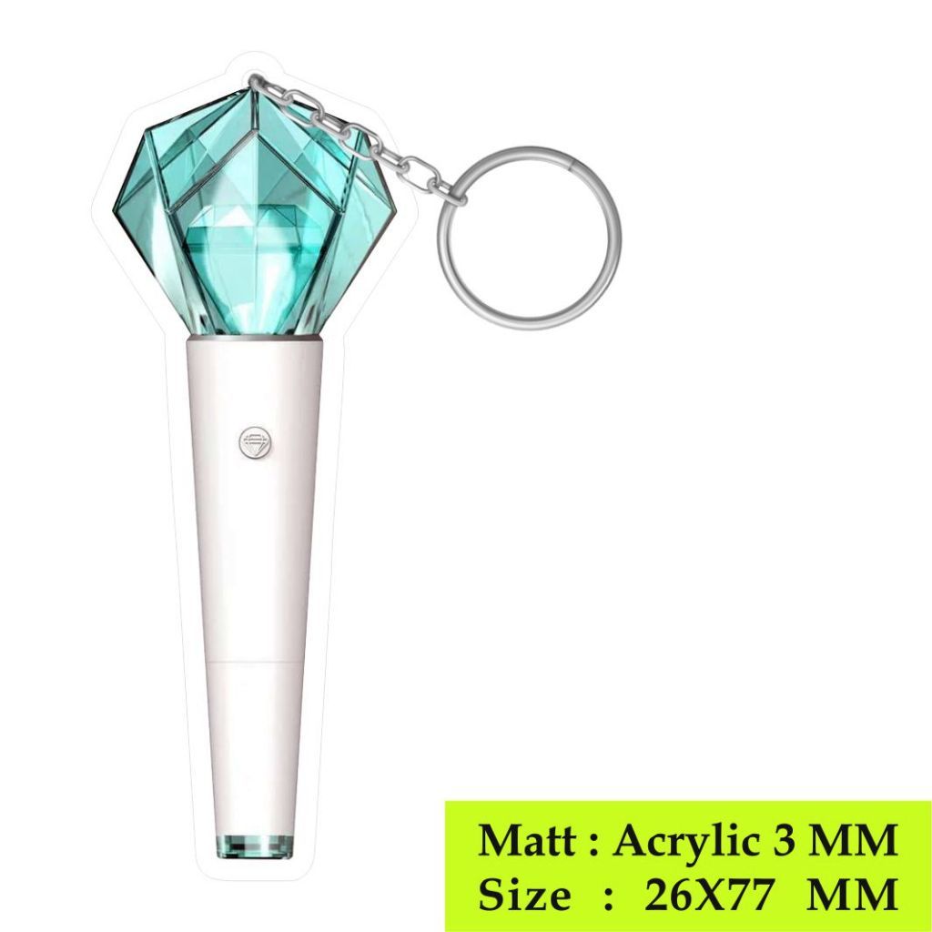 KEYRING LIGHTSTICK KPOP BOYAND SHINEE