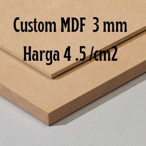 CUSTOM MDF BOARD 3 MM