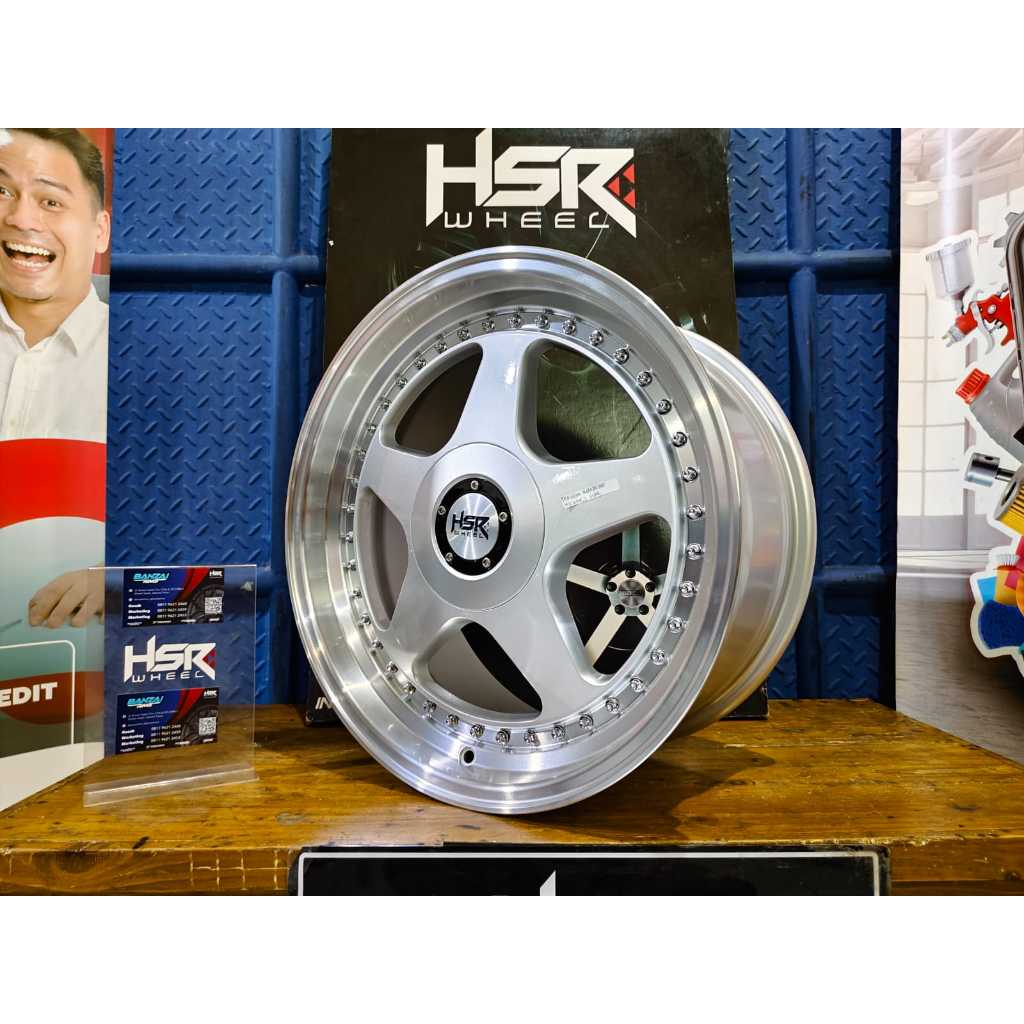 Velg Mobil Racing HSR PERUGIA Ring 18 Untuk Mobil Honda Honda Accord Civic New Honda HRV Dll / Grati