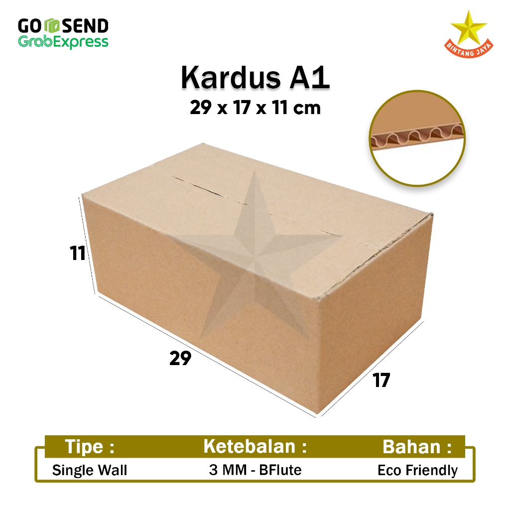 

[INSTANT] Kardus Box 29x17x11 Dus Kotak Polos Baru Packing Handcraft Kerajinan Buku 29 x 17 x 11 cm