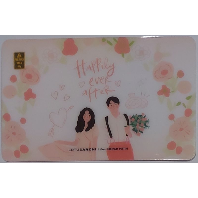 Logam Mulia Lotus Archi 0.1 Gram Happily Ever After