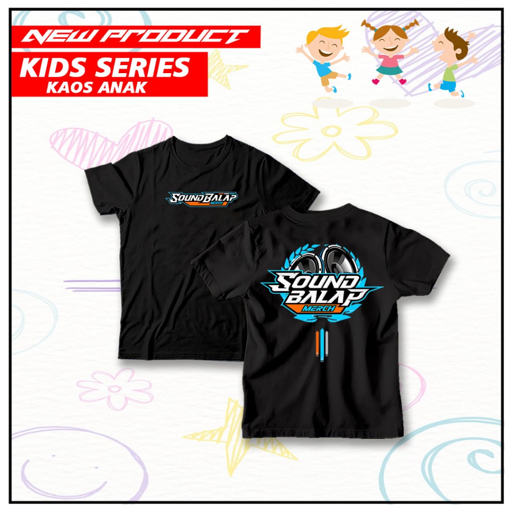 KAOS ANAK SOUND BALAP | ATASAN ANAK SOUND SYSTEM | BAJU KATUN COMBADS 24S