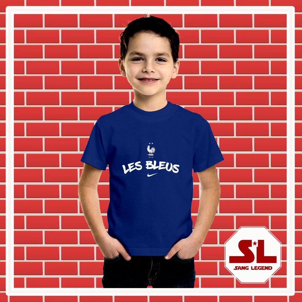 KAOS BOLA ANAK KIDS NEGARA FRANCE PRANCIS LES BLEUS 004