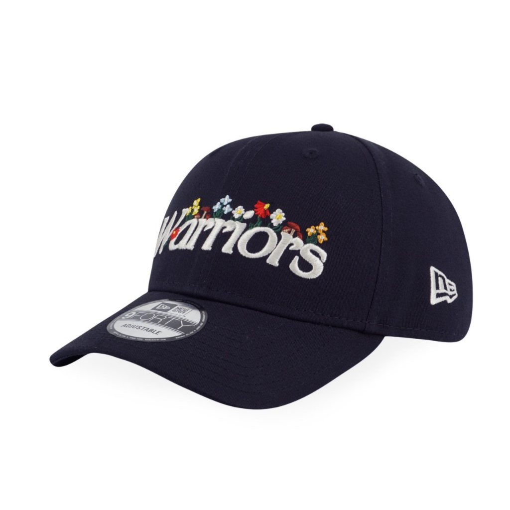 Topi New Era Cap Golden State Warriors Wild Floral 9Forty Adjustable Original
