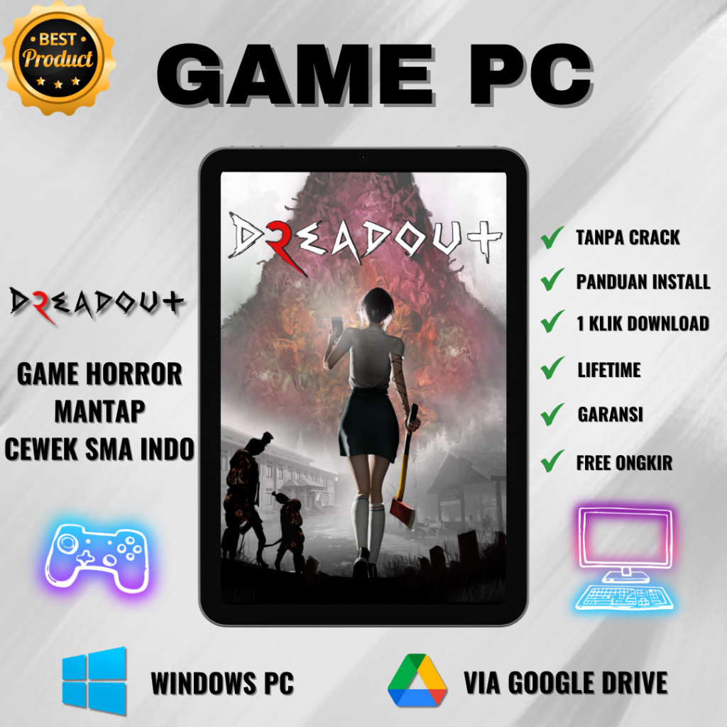 DREADOUT 2 GAME PC/LAPTOP HORROR CEWEK SMA INDO TANPA CRACK